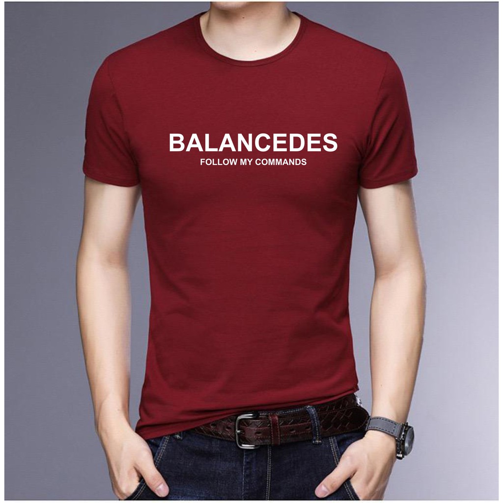 BS//TERLARIS//BAJU KAOS BALANCEDES TANGAN PENDEK PRIA DAN WANITA//GOOD QUALITY