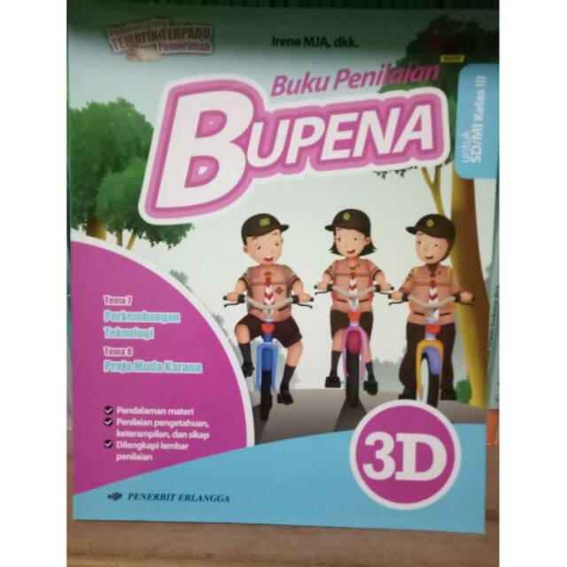 Buku pendamping siswa tematik k13 bupena kelas 3D tema 7 dan 8