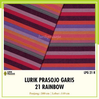 Image of thu nhỏ Lurik Prasojo Garis 21 Rainbow #0