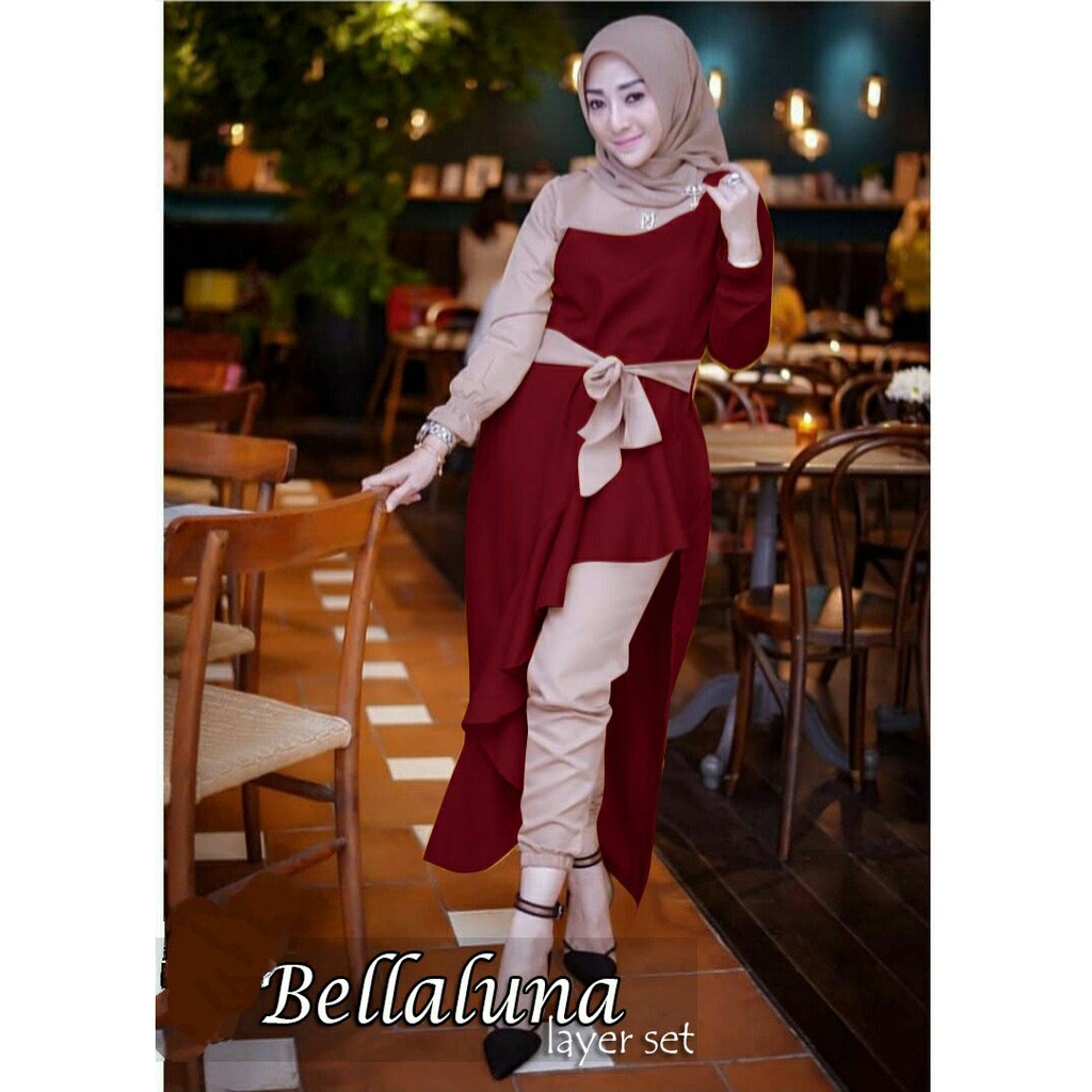 (COD) St.Bellaluna Varian Warna / FashionMuslimah