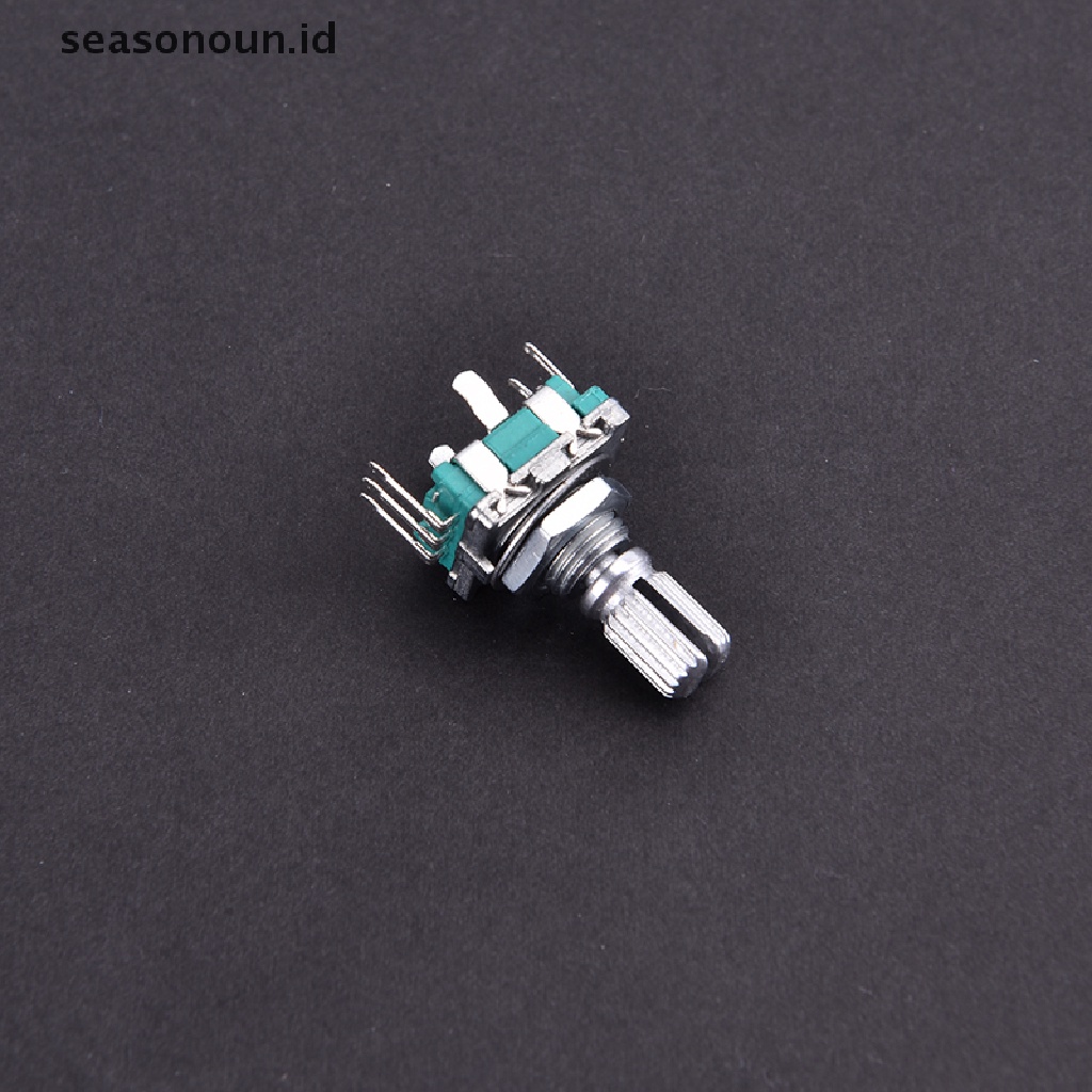 【seasonoun】 5Pin Half / Plum Axis Rotary Encoder Handle Length 15mm Code Switch / EC11 .