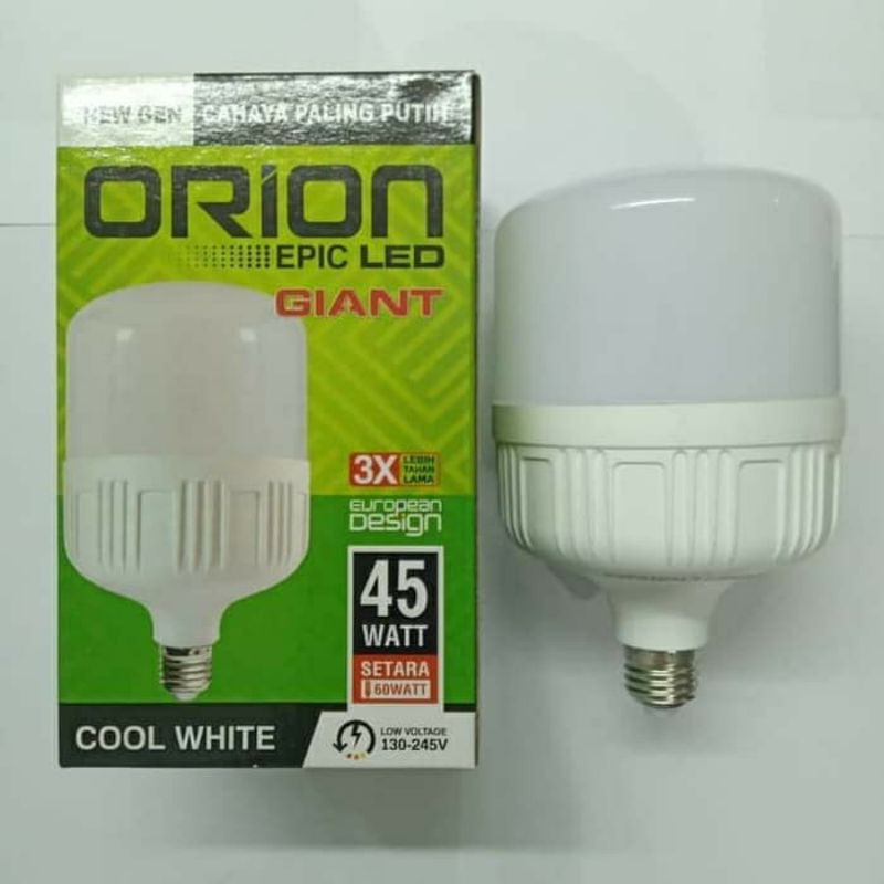LAMPU LED ORION 25 W 35 W 45 W / LAMPU LED JUMBO ORION / LED KAPSUL ORION