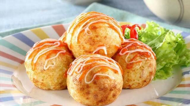 Cetakan Poffertjes Takoyaki Bola Telur Kue Cubit