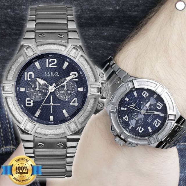 JAM TANGAN PRIA GUESS ORIGINAL DIAMETER 44MM