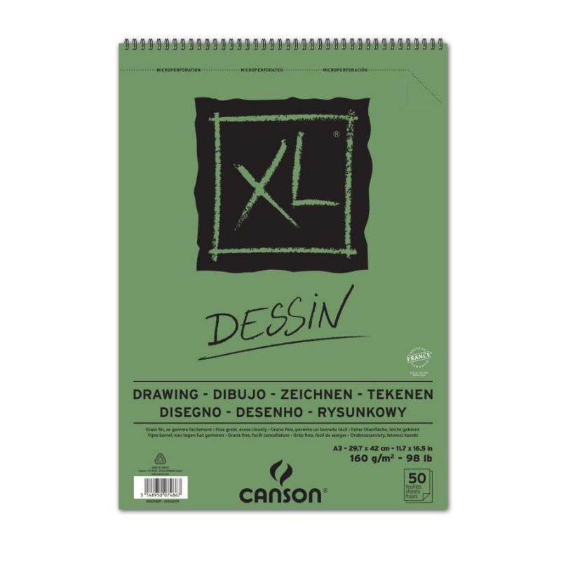 

Canson XL Dessin 50 sherts size A3