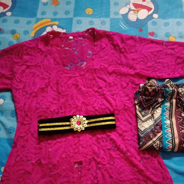 Setelan Kebaya Stretch Natalia Pink Rani