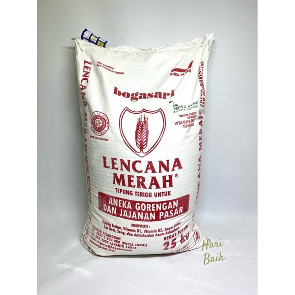 

Tepung Terigu Lencana Merah 25kg (gosend/grab only)