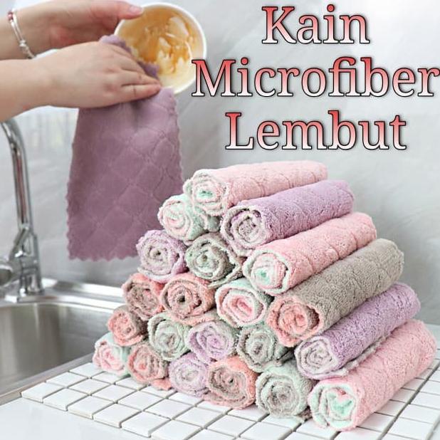 Premium Product Souvenir Pernikahan Kain Microfiber Handuk Kecil Lap Motor Mobil Ks165 - Paling Dica
