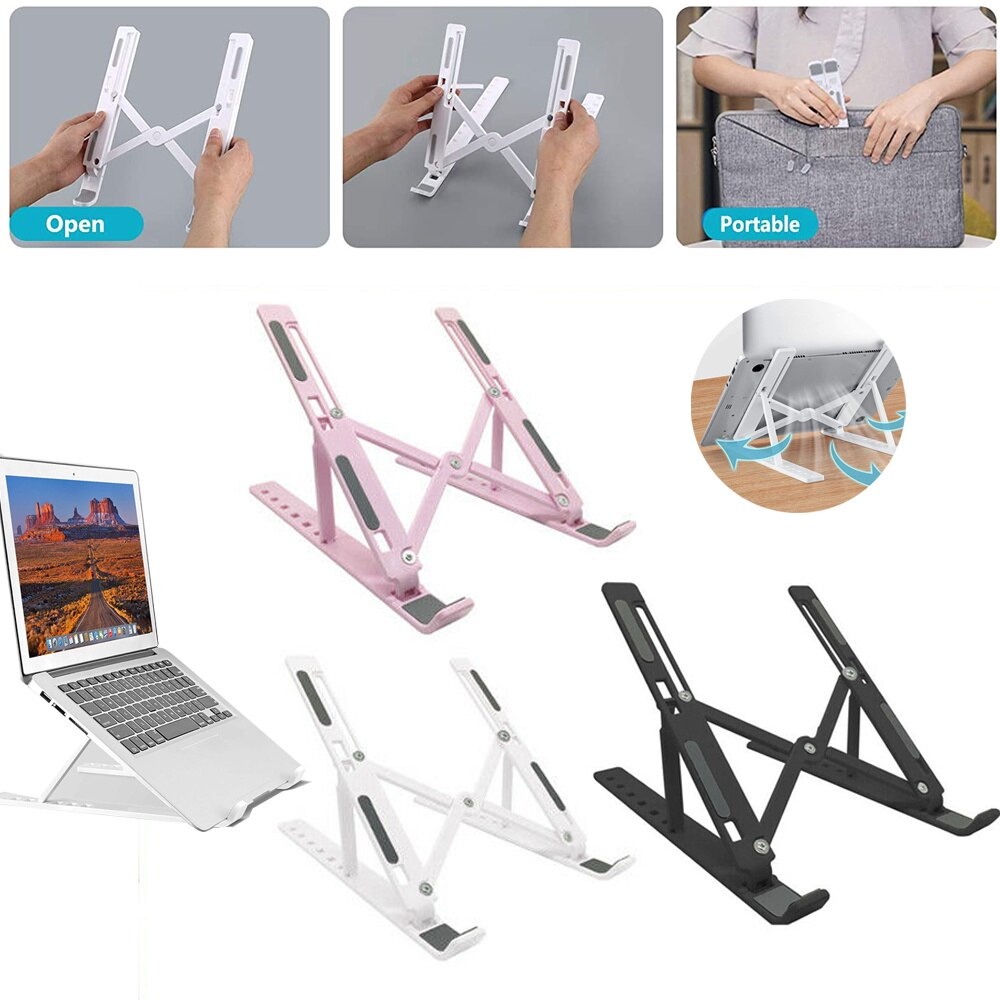 Laptop Stand Riser Foldable Adjustable 8 Speed - N3