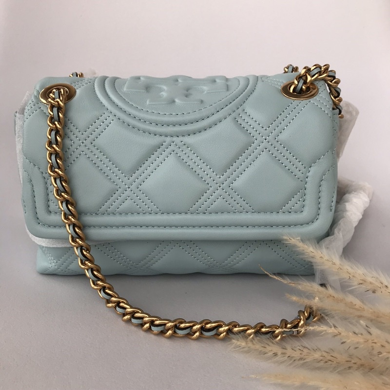 TB Fleming Soft Small Convertible Shoulder Bag Northern Blue