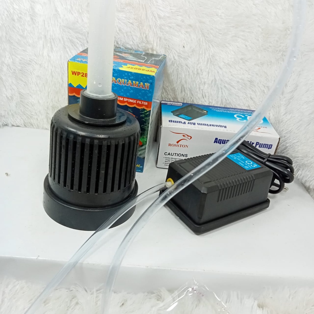 PAKET FILTER INTERNAL AERATOR OKSIGEN AQUARIUM KOLAM IKAN