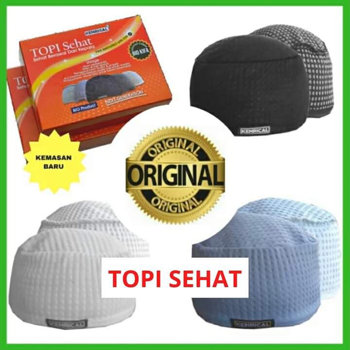 Topi - Peci - Kopiah - Kesehatan  - Topi peci pria - Topi pria - Kupluk pria - Topi kupluk Kenrical 