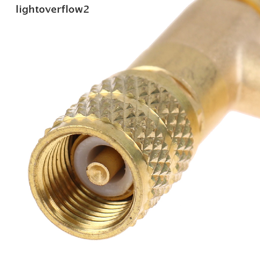 (lightoverflow2) Adapter Katup Pengaman Ac R410A R22 1 / 4 &quot;5 / 16&quot;