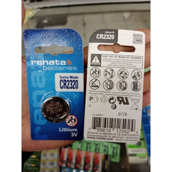 Baterai Lithium Renata 2320 batere Renata 2320