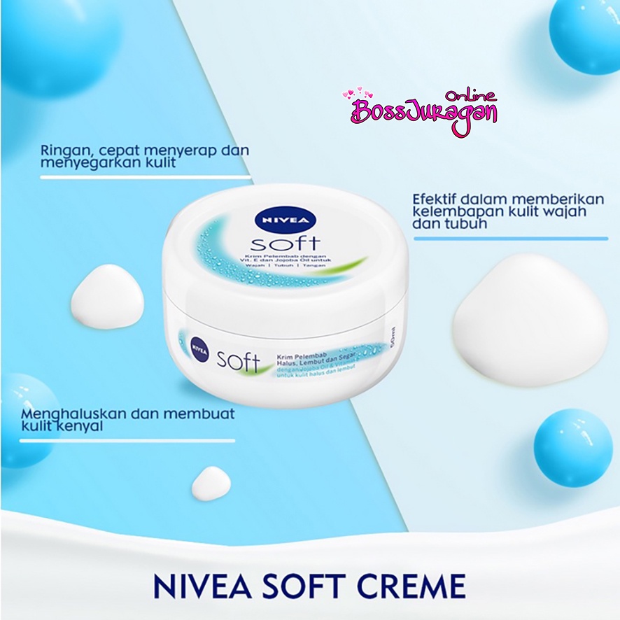 (BOSS) NIVEA Crème Soft Jar 50 ml