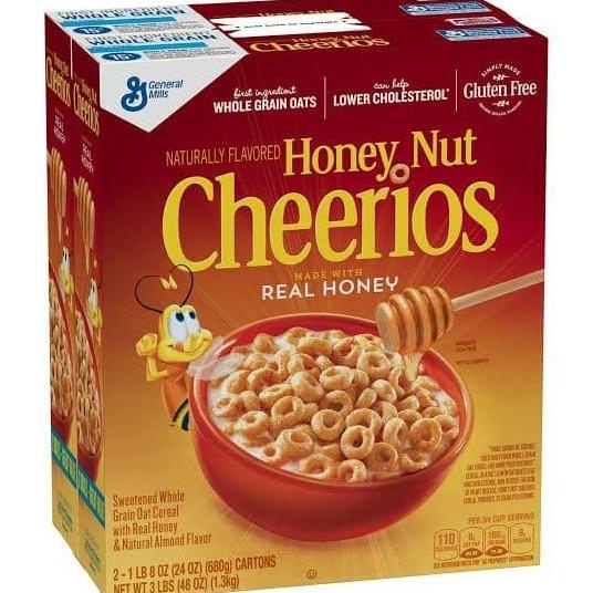 

Honey Nut Cheerios 24 Oz (680Gr) - Sereal Sarapan Sehat Impor