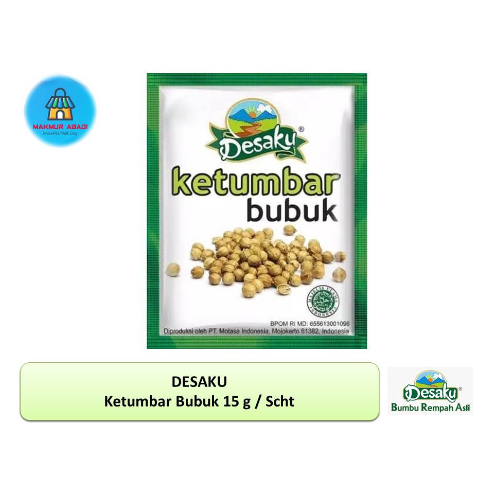 

Desaku Ketumbar Bubuk 1 Sachet 15 g || Makmur Abadi Official Store