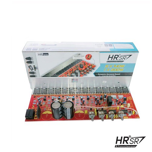 Kit SURROUND SOUND 5.1 HR SR 7- 900 Watt Power Amplifier Home Theater BELL