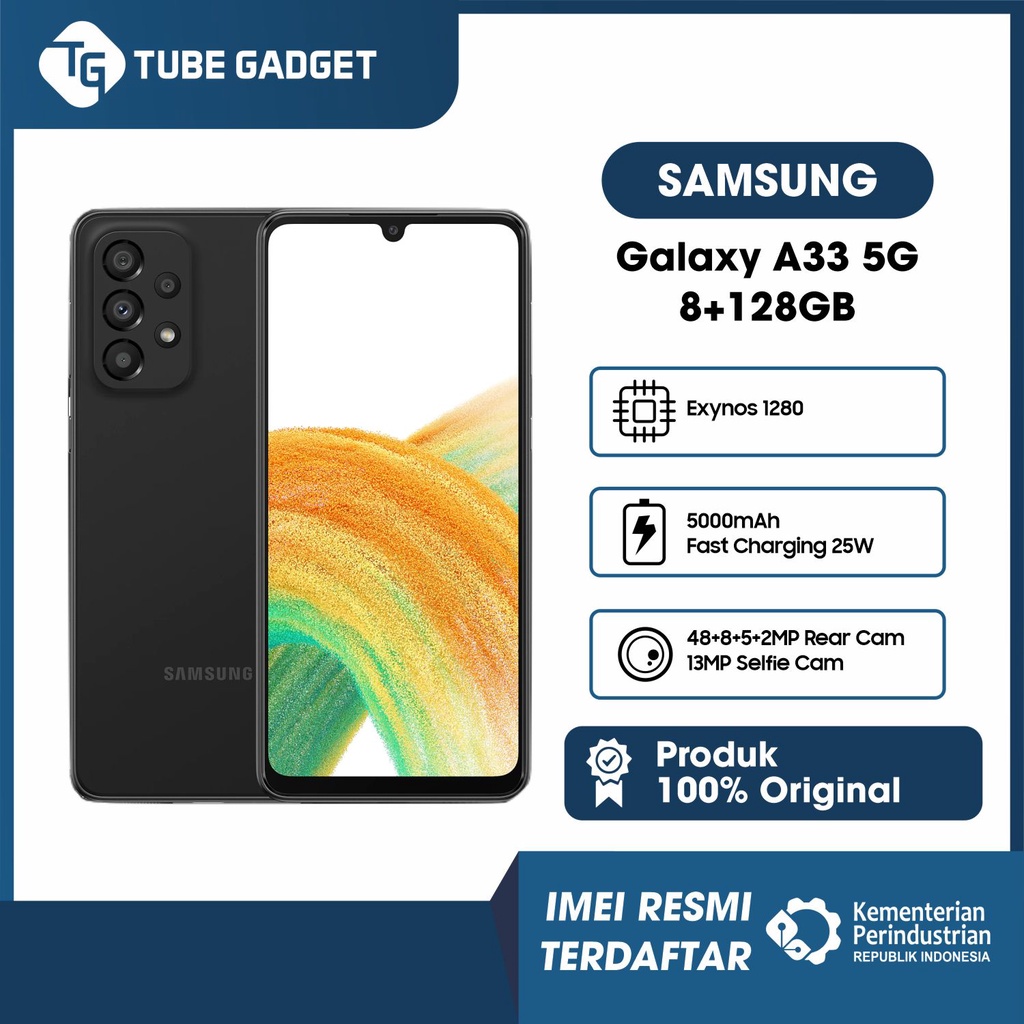 Jual Samsung Galaxy A33 5G 8/128GB Garansi Resmi 1 Tahun (INSTAN SAME ...