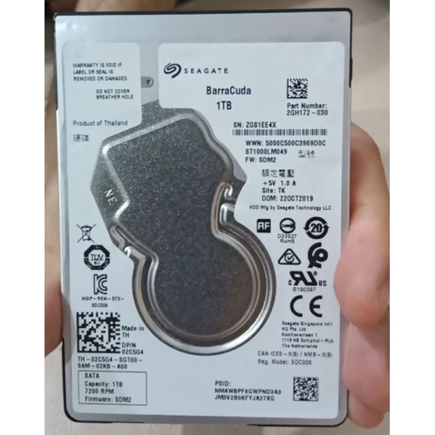 HDD Laptop 1TB Seagate Sata