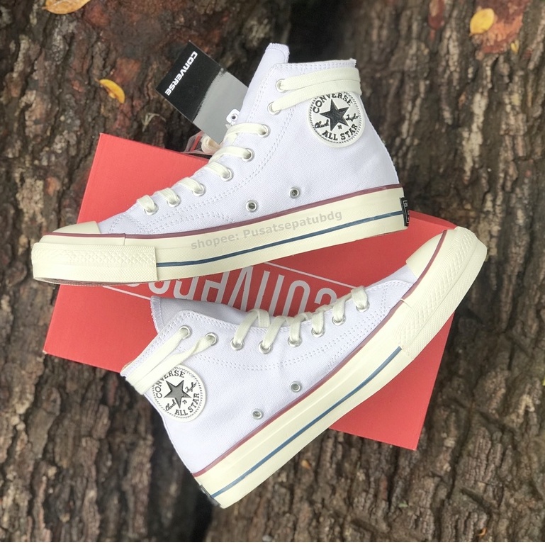 Sepatu Converse All Star 70s High Egret White