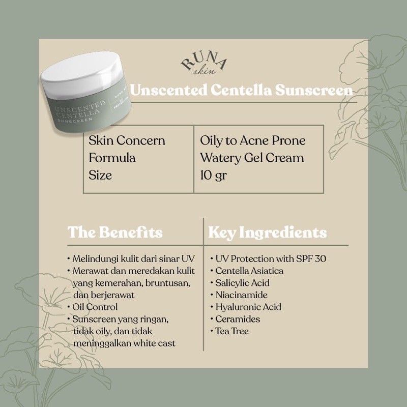 [DISTRIBUTOR] RUNASKIN TAMANU ALL DAY MOISTURISER  / UNSCENTED CENTELLA SUNSCREEN