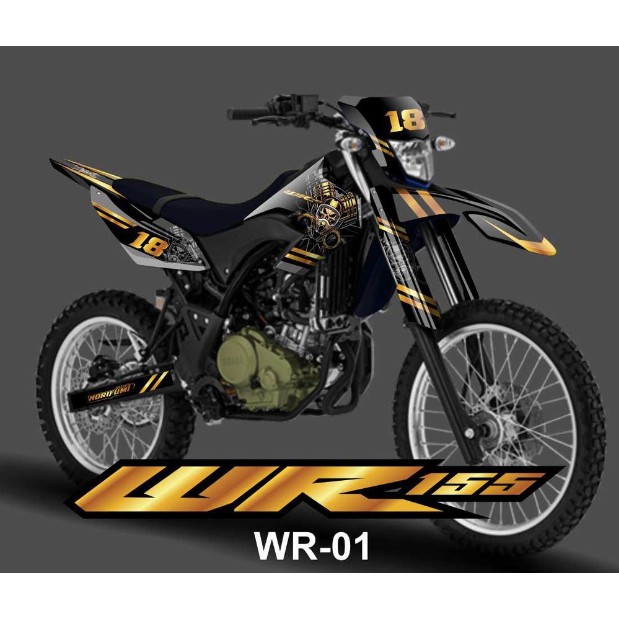 Decal Full Body WR155 Stiker WR 155 Supemoto Decal WR155 Yamaha Modifikasi Variasi Sticker WR155