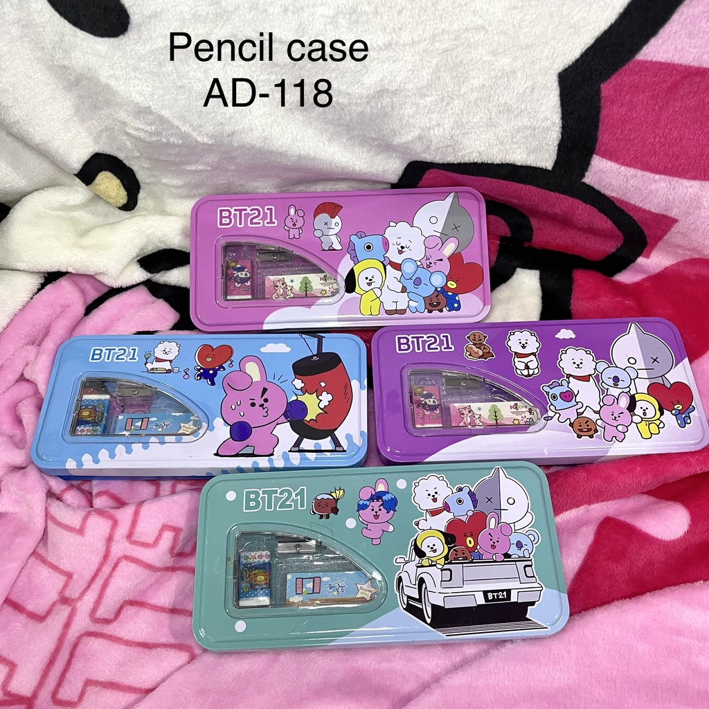 

Tempat pensil bts Pencil case Korea Kotak pensil Anak Sekolah Kotak pensil Isi