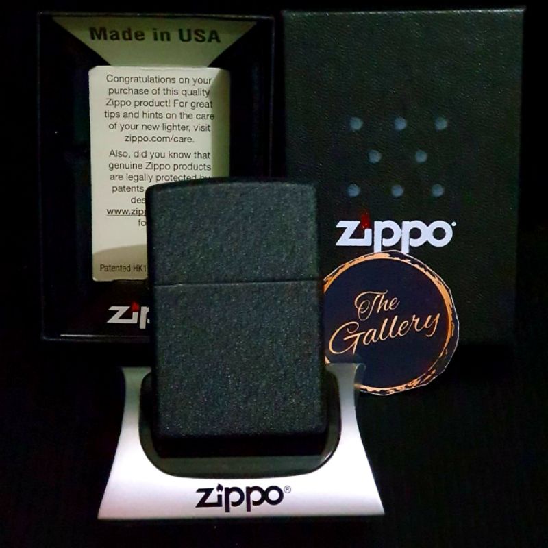 236 ORIGINAL ZIPPO BLACK CRACKLE