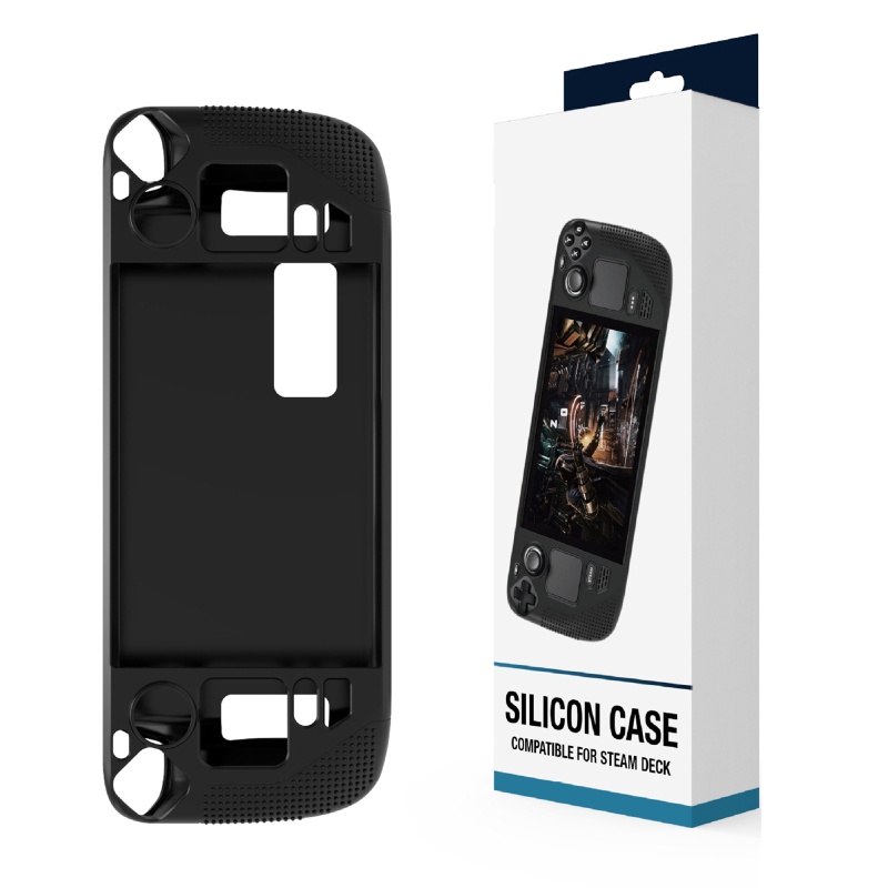 Btsg Soft Protector Silicone Travel Carry Untuk Case Skin Cover Pouch Sleeve Untuk Steam Deck Host Konsol Game Untuk Shell