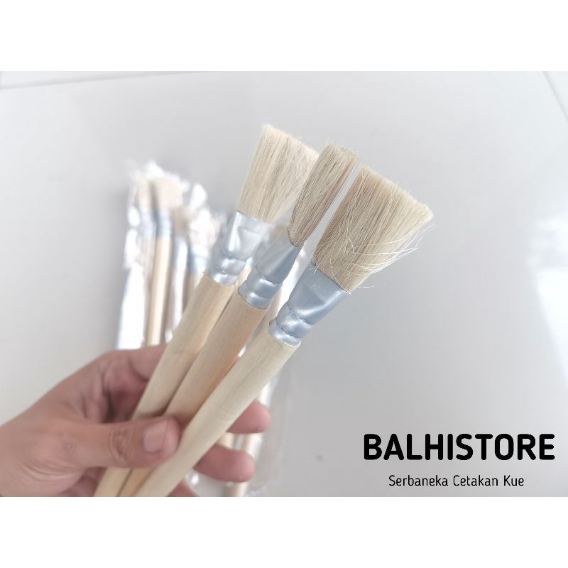 Kuas Oles Minyak Mentega Kuas Kayu Brush Baking Tool