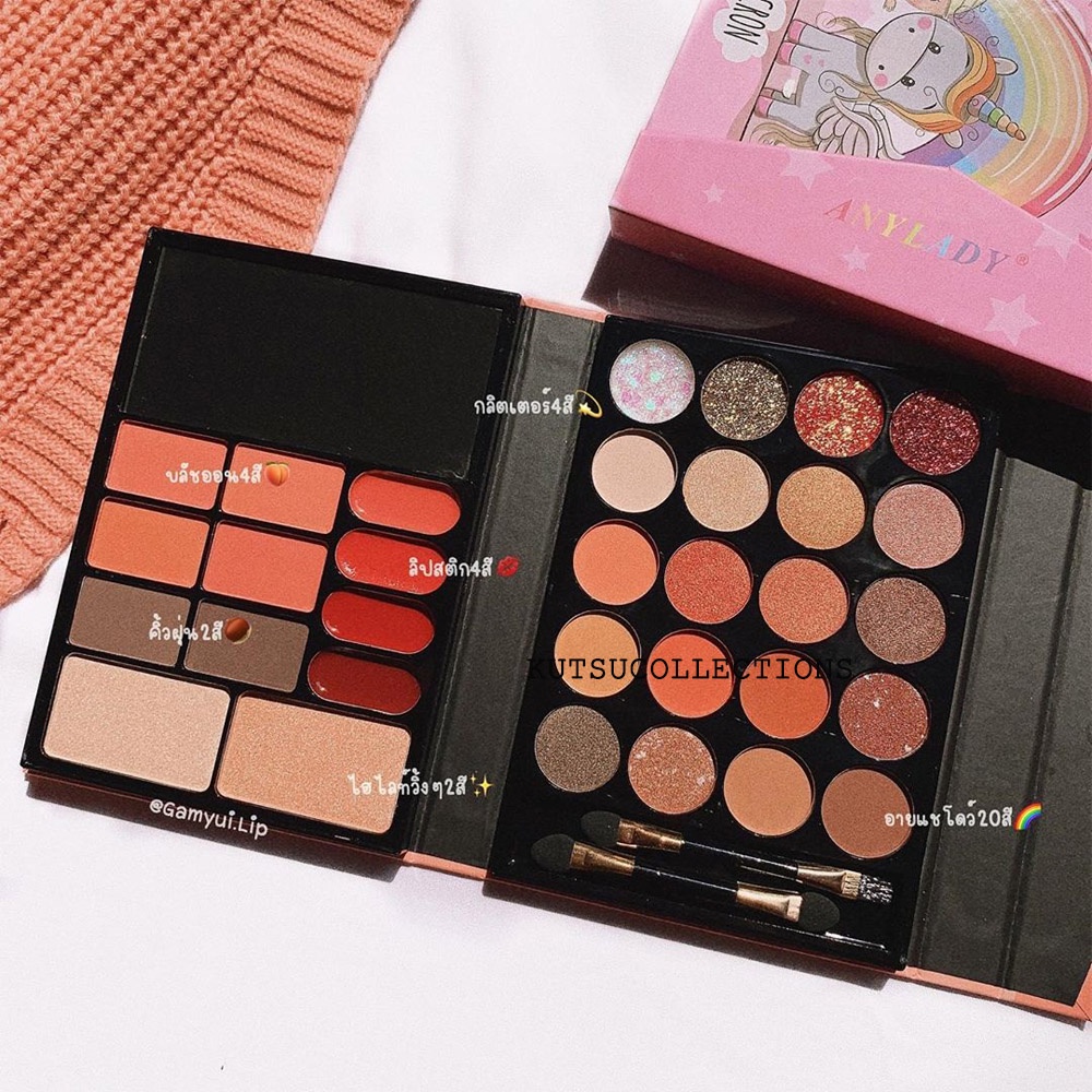 Any Lady Eyeshadow Thailand Eye Shadow Lovely Unicorn Bangkok Eyeshadow Anylady Unicorn new MERMAID 