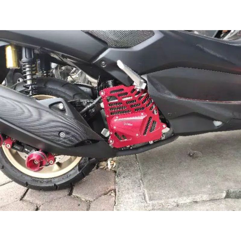 Tutup Radiator Cover Radiator Full Cnc Wuming Universal Nmax,Nmax New 2020,Aerox,Lexi Dan Motor Lain Nya