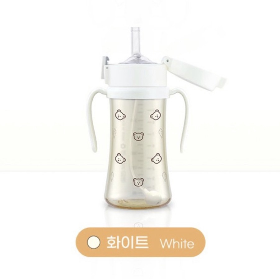 Grosmimi PPSU Dotgom Weighed Straw Cup 200ml