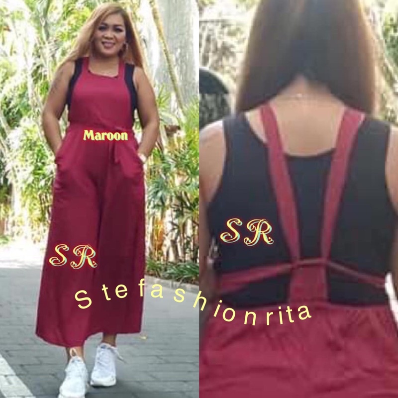 Jumpsuit bali jumpsuit polo's  jumbo