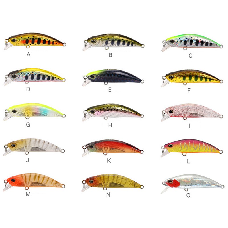 Umpan Mancing Top Water Lure Kail Pancing Umpan Pancing Buatan Umpan Pancing 5g/5cm Alat Pancing Alat Pancing Murah Umpan Ikan 3D Eyes Minnow Lure