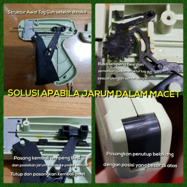 QIDA Tag Gun Tembakan Label Baju (Standard Quality)