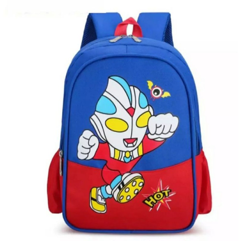 Senangbags - Tas Sekolah Anak Ultraman solo Tas Ransel Tas Anak laki laki Perempuan SD TK  Wanita Ga