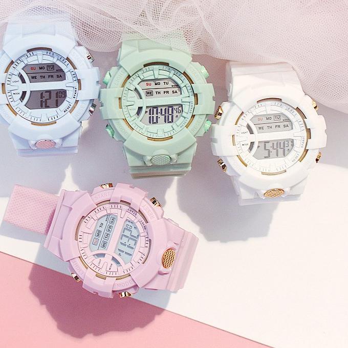 Shopeng Day⚡ COD JAM TANGAN PRIA WANITA DIGITAL RUBBER SPORT BULAT LED COUPLE ANAK GROSIR MURAH IMPO