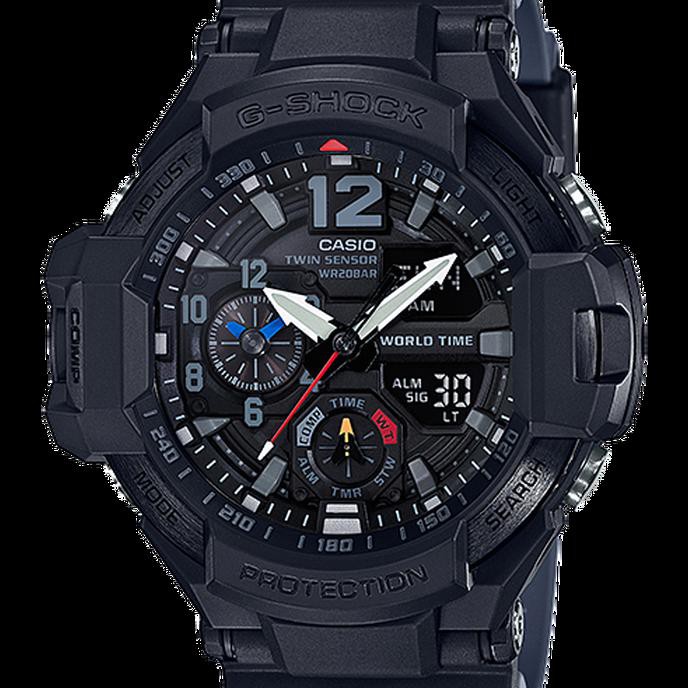 Pengiriman Cepat Jam Tangan Casio G Shock GA-1100-1A1 Full Black GShock GA1100 Ori BM MURAH