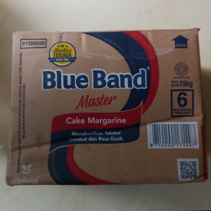 

101bfbb Blue Band Master Cake Margarine Repack 1 Kg Xa201As