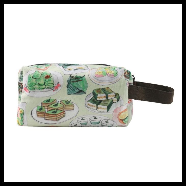 BIG SALE TRAVEL POUCH SERBAGUNA TAS KOSMETIK JAJAN PASAR KAMALIKA ARTPRINTS TERLARIS002