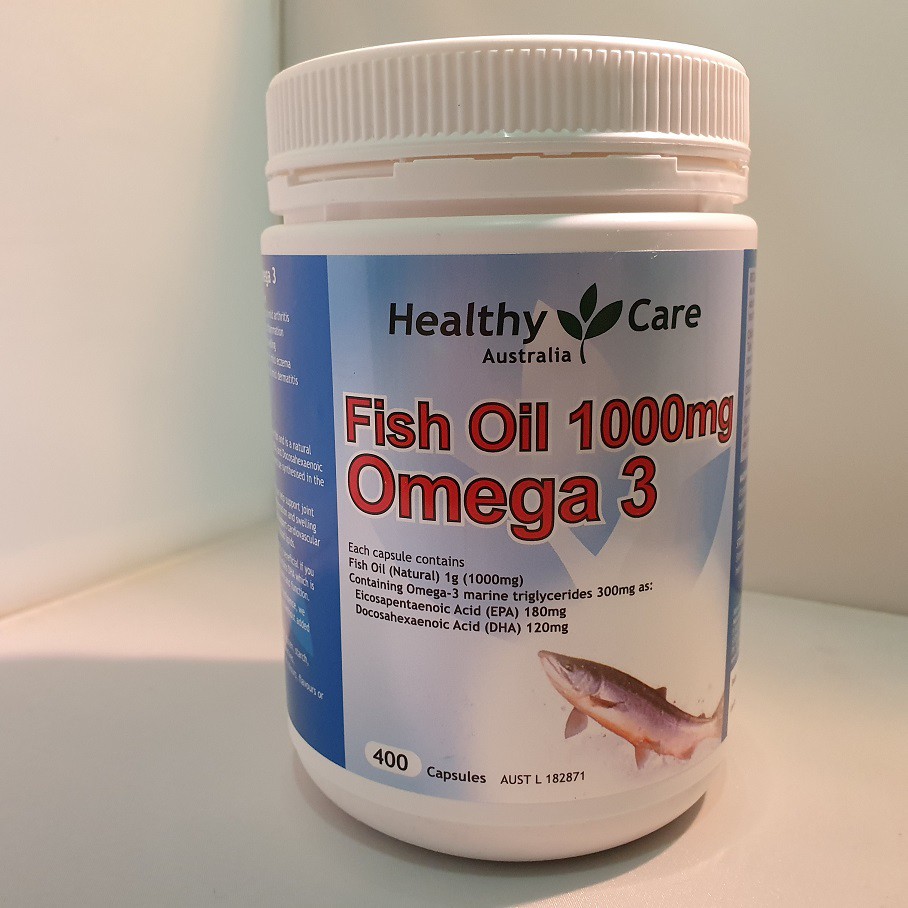 Healthy Care Fish Oil 1000mg Omega 3 400 Capsules Indonesia