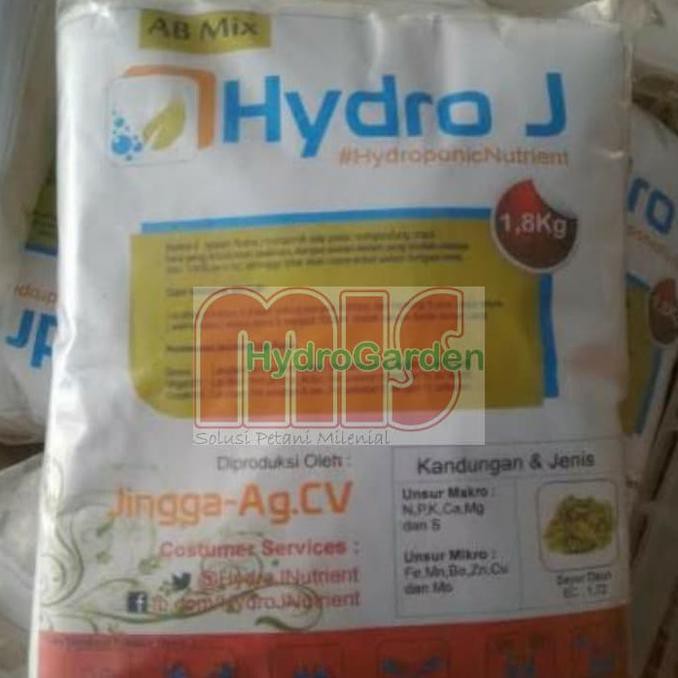 Nutrisi Hidroponik Hydro J 1,8Kg - Nutrisi Sayur Hidroponik