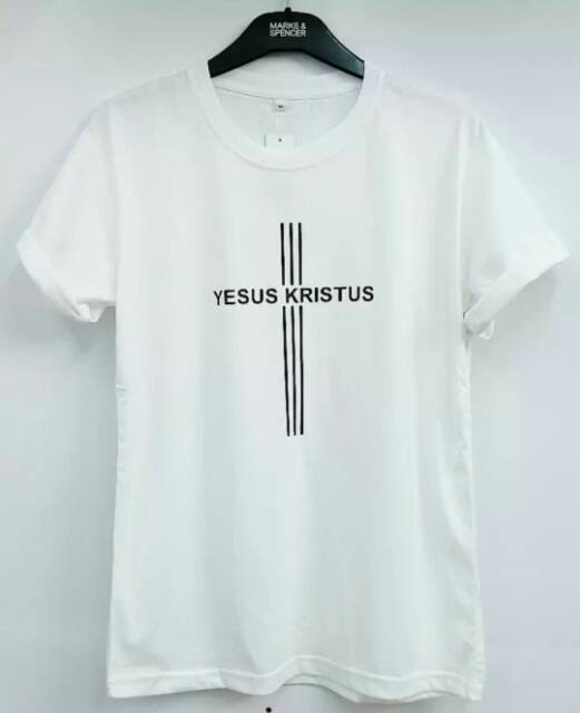 Kaos Rohani SALIP YESUS KRUSTUS UK M. L. XL