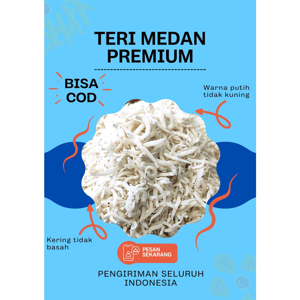 

Ikan Teri Medan Asli Kualitas Premium 1kg