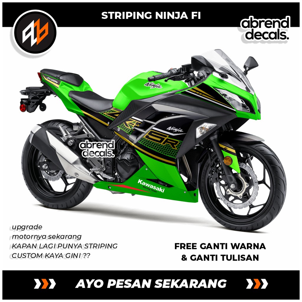 Jual STRIPING NINJA FI / STIKER NINJA FI /STIKER NINJA / 250 FI