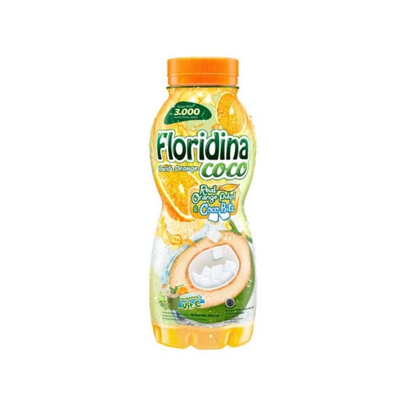 Floridina coco 350ml / Floridina bulir jeruk asli 350ml