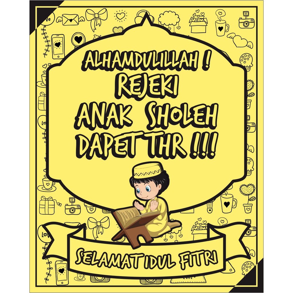 Amplop Lebaran Kocak Warna Pastel Shopee Indonesia