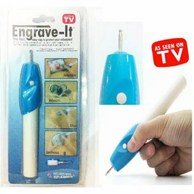 ENGRAVE IT PEN ALAT UKIR ELEKTRIK SERBAGUNA AS SEEN ON TV Moneykick_